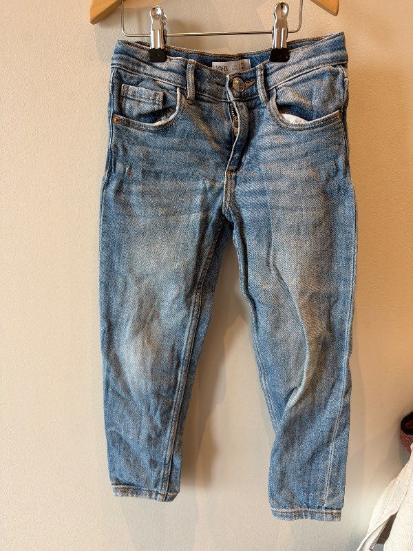 Bláar gallabuxur Zara