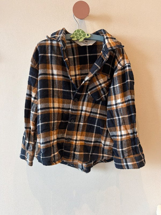 Köflótt skyrta h&m