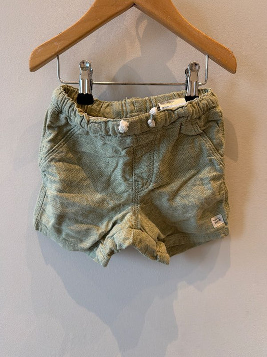 Stuttbuxur grænar h&m