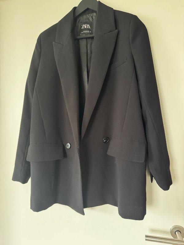 Zara svartur blazer