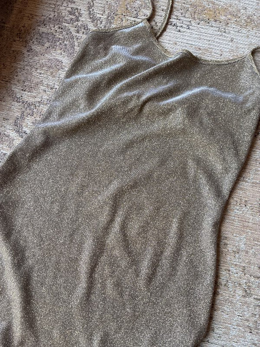 Gull glimmer kjoll/ semi maxi